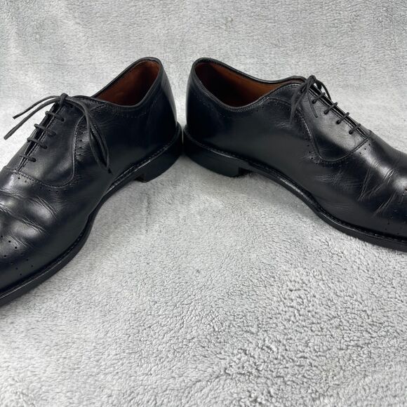 Allen Edmonds Vernon Mens Oxford 12 D Black Leather Lace Up Dress Shoes 8808 main image 11